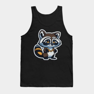 Happy raccoon Tank Top